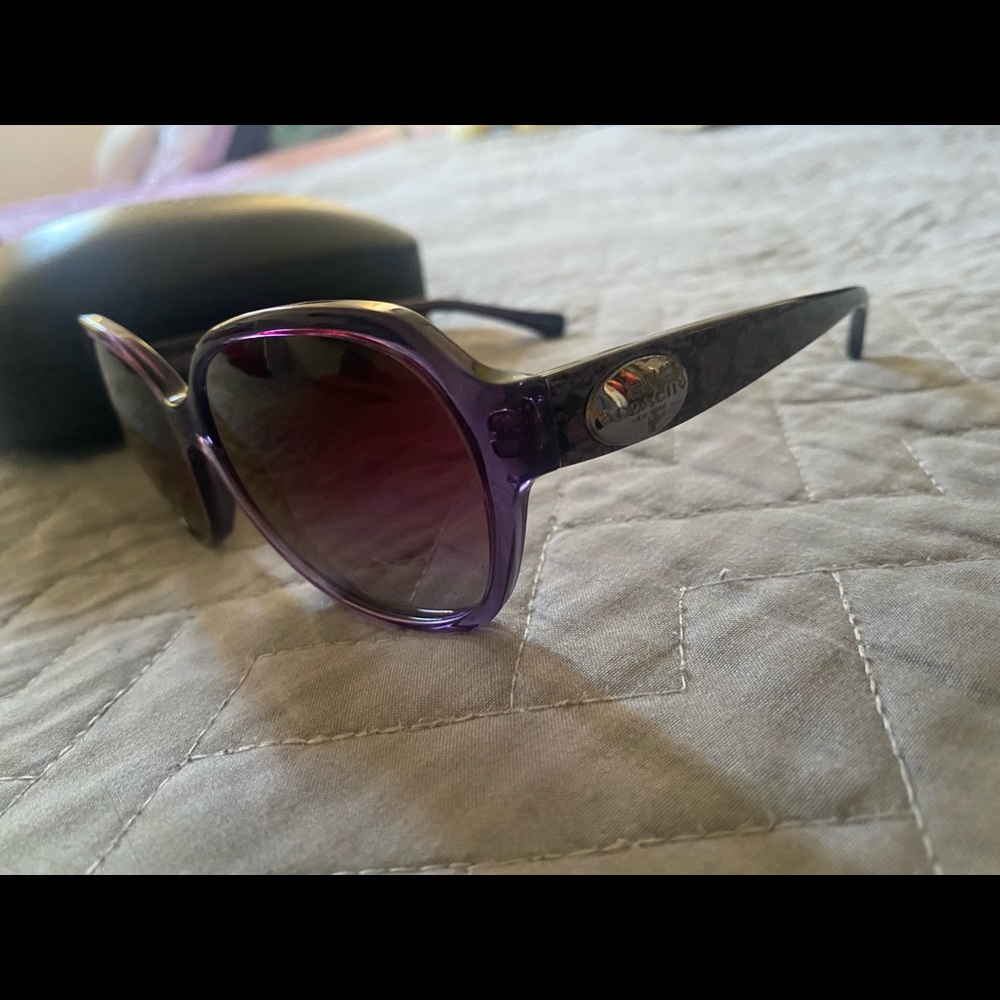Coach purple sunglasses